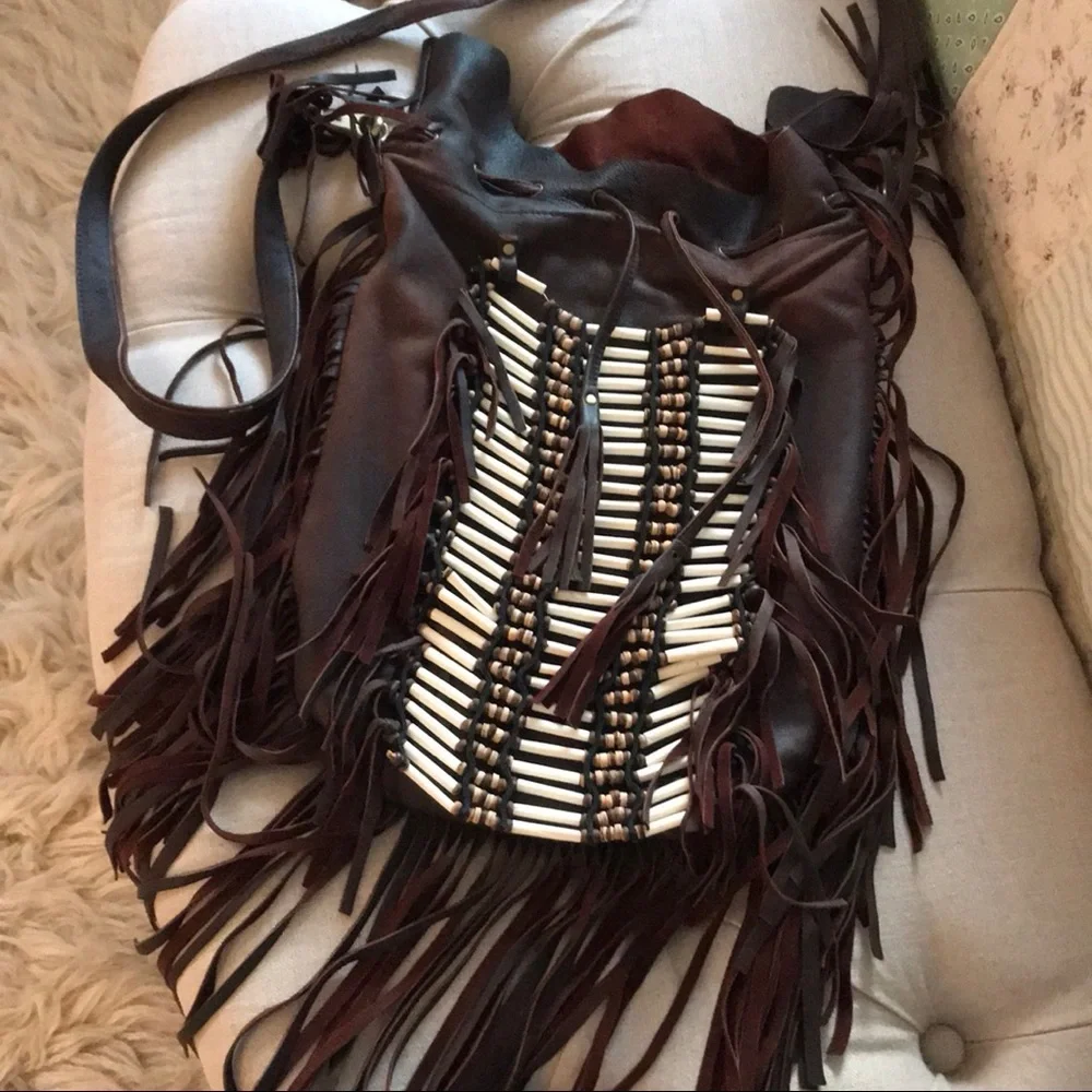 Spell & The Gypsy Antique Brown Dreamweaver Bag - Picture 3 of 9